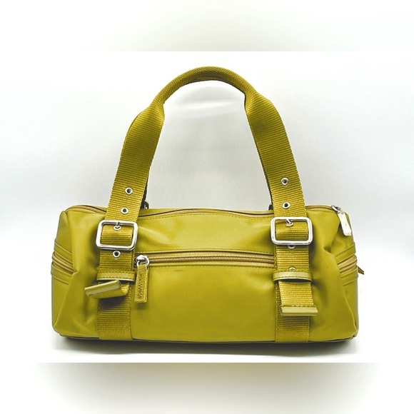 NWT Kenneth Cole Reaction Small Moss Green Barrel Bag - Picture 5 of 10